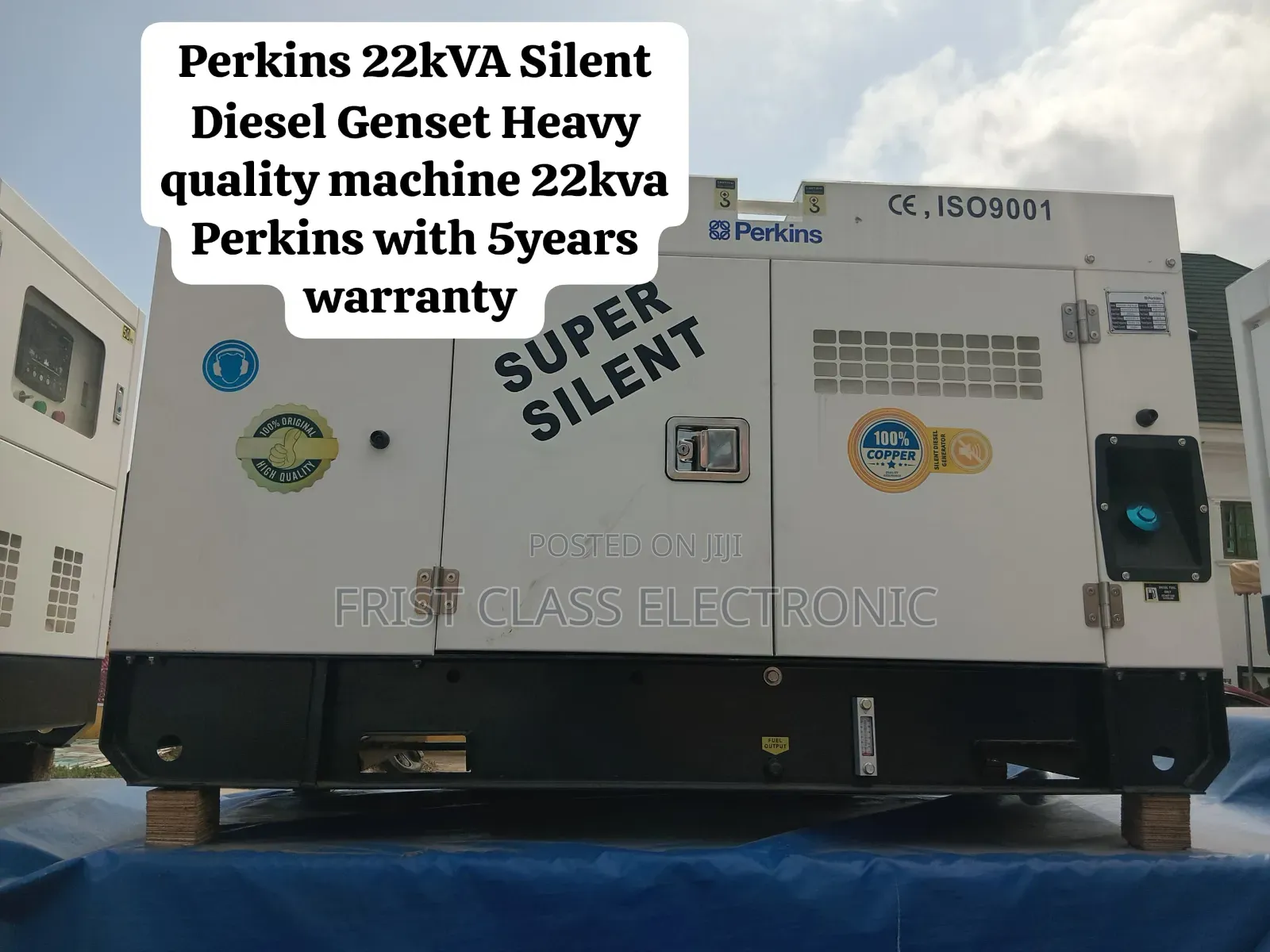 Perkins 22kVASilent Diesel Generator HeavyDuty Quality 5years Warranty