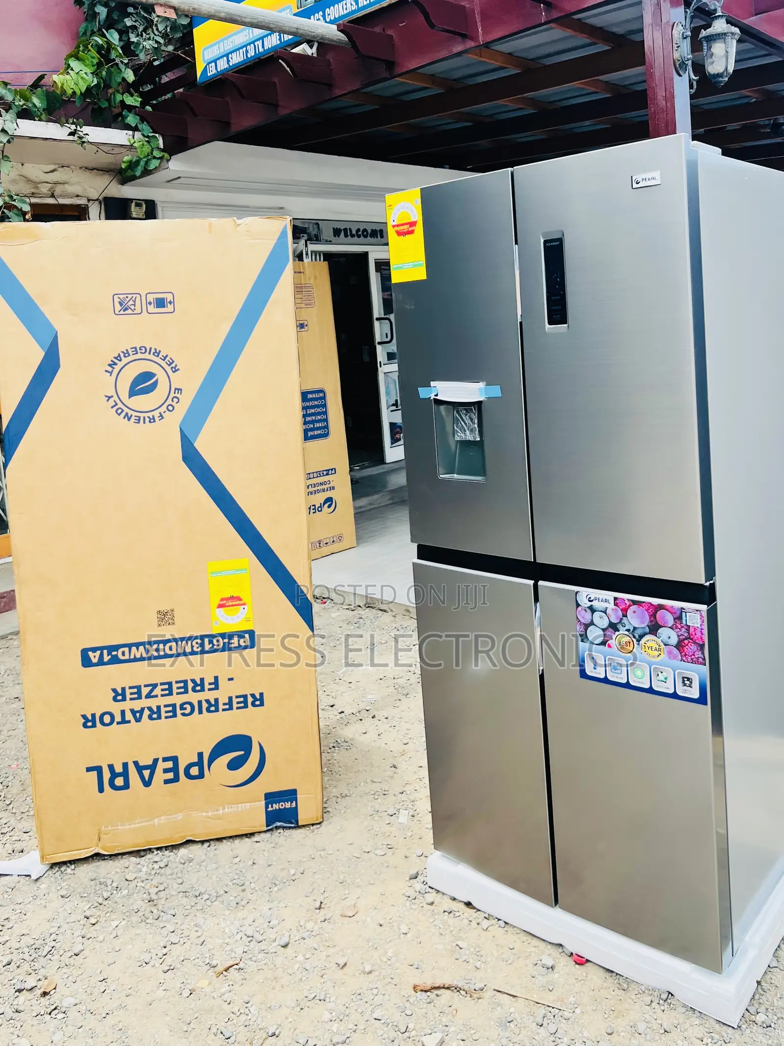 High Quality Pearl 421L Bottom Freezer + Dispenser - PF-613MDIXWD-1A