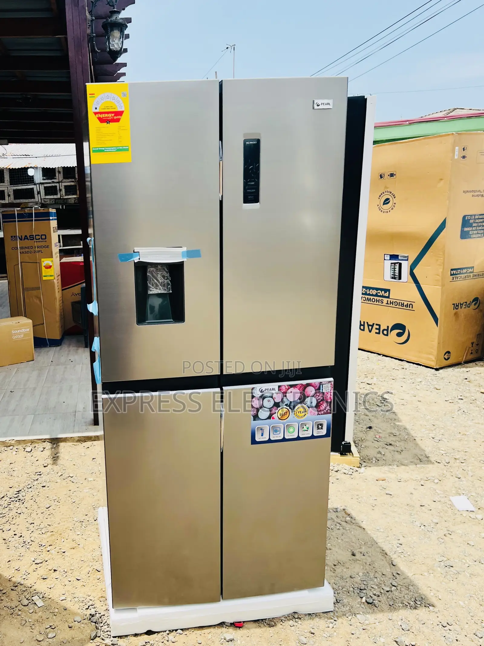 Grab the New Pearl 421L Bottom Freezer + Dispenser - PF-613MDIXWD-1A