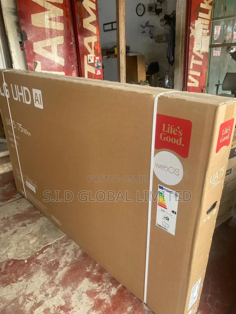 LG 75 Inch Uhd Ai TV -Ua75 Series -Webos -4k Smart TV -Life's Good
