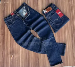 Classic Plain Jeans Trousers