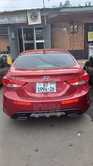 Hyundai Elantra GLS Automatic 2012 Red