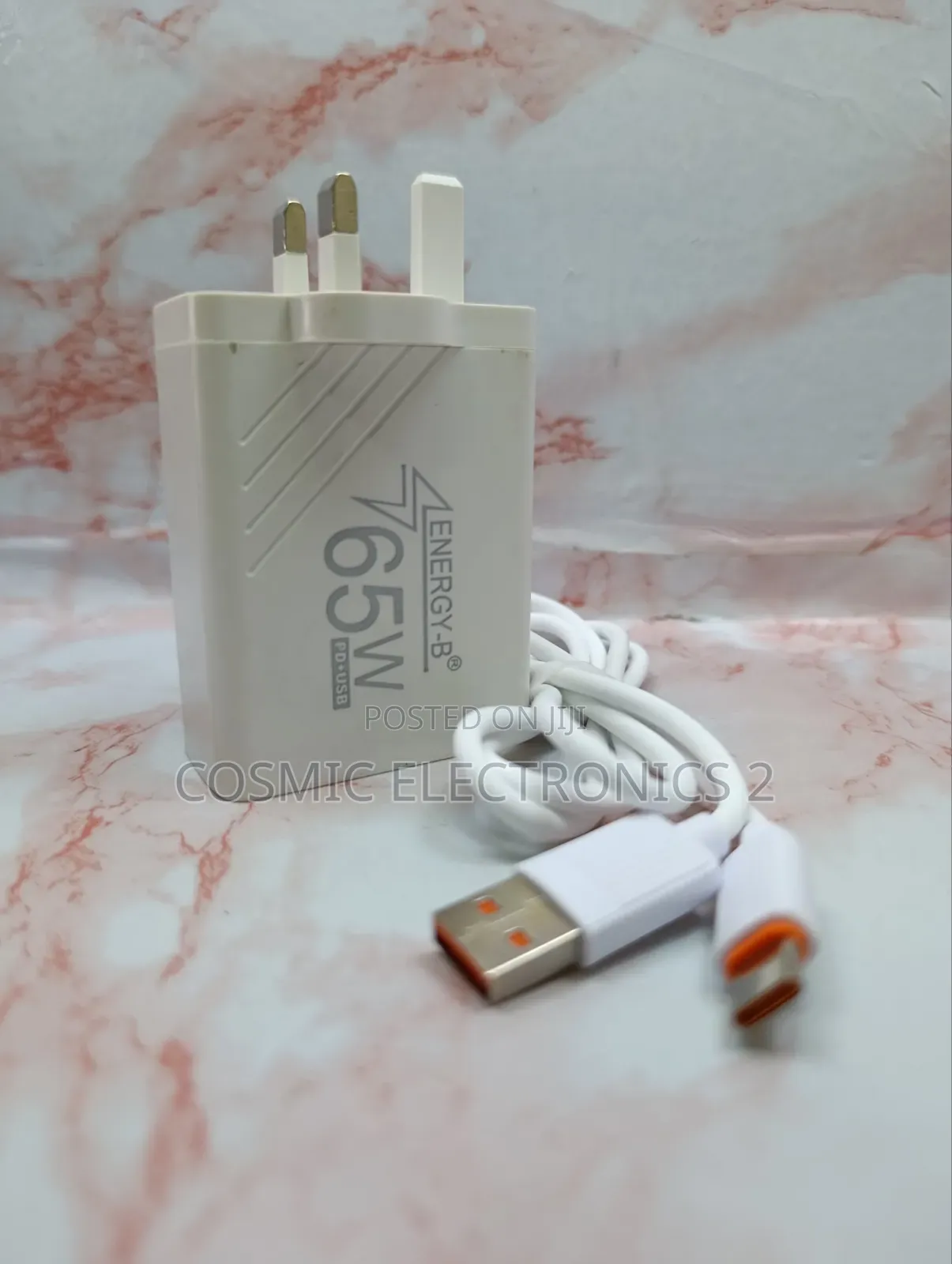 ENERGY-B E-H13 65W Fast Charger – 6-Port USB-A and USB-C Adapter