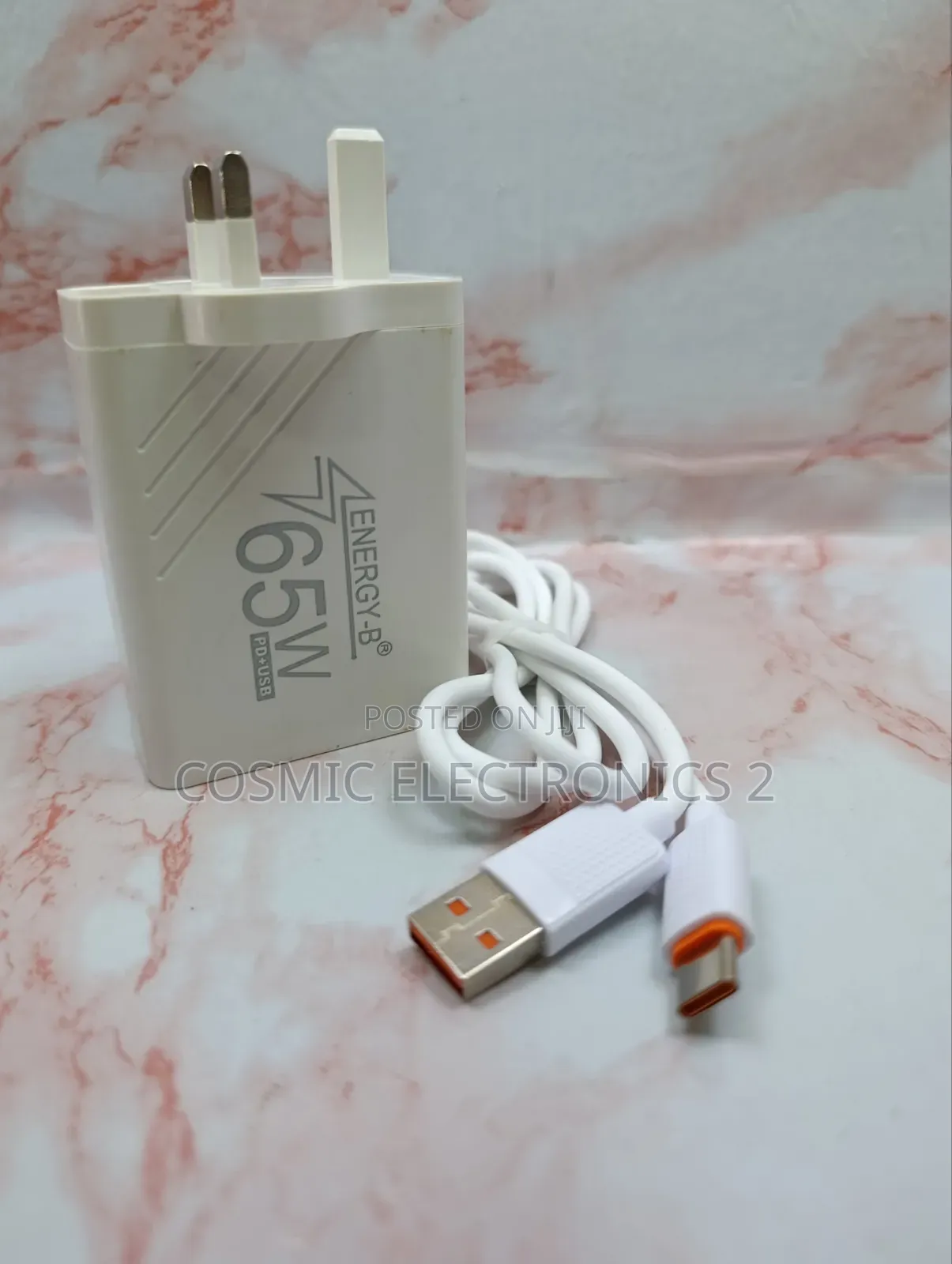 ENERGY-B E-H13 65W Fast Charger – 6-Port USB-A and USB-C Adapter