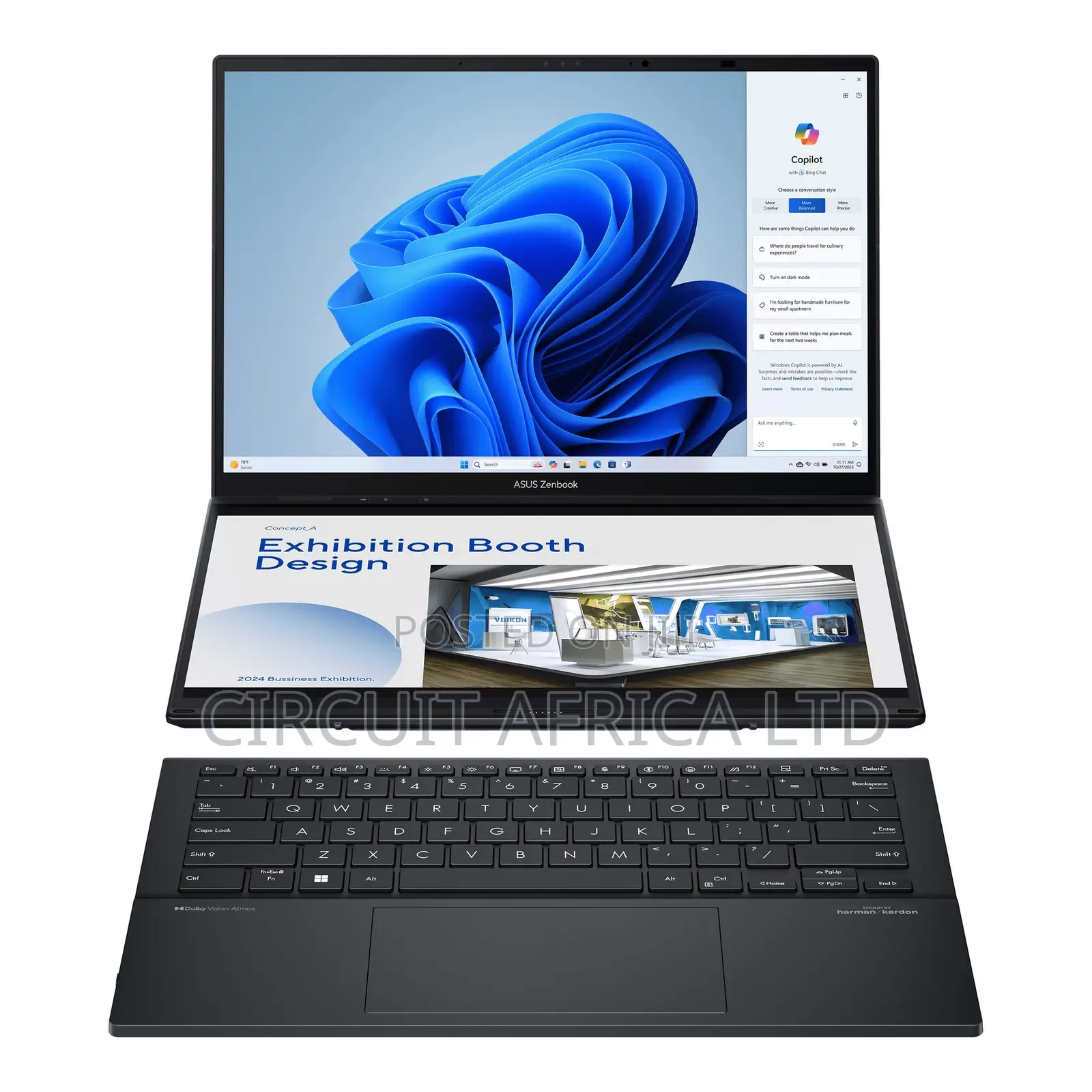 New Laptop Asus Zenbook Duo 14 32GB Intel Core Ultra 9 SSD 1T