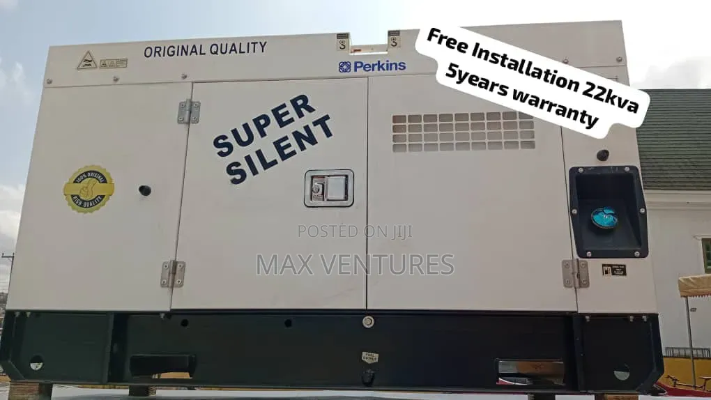 Perkins Diesel 22kVA Generator With 5 Years Warranty