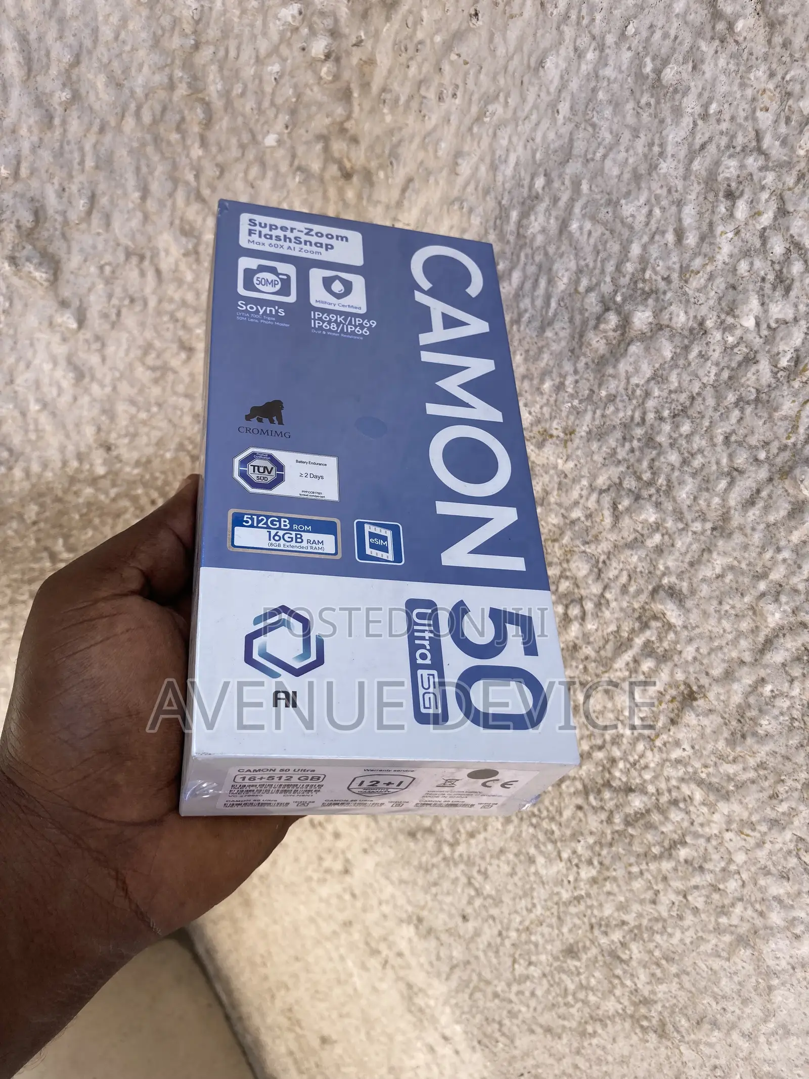 New Tecno Camon 50 Ultra 512 GB Gray