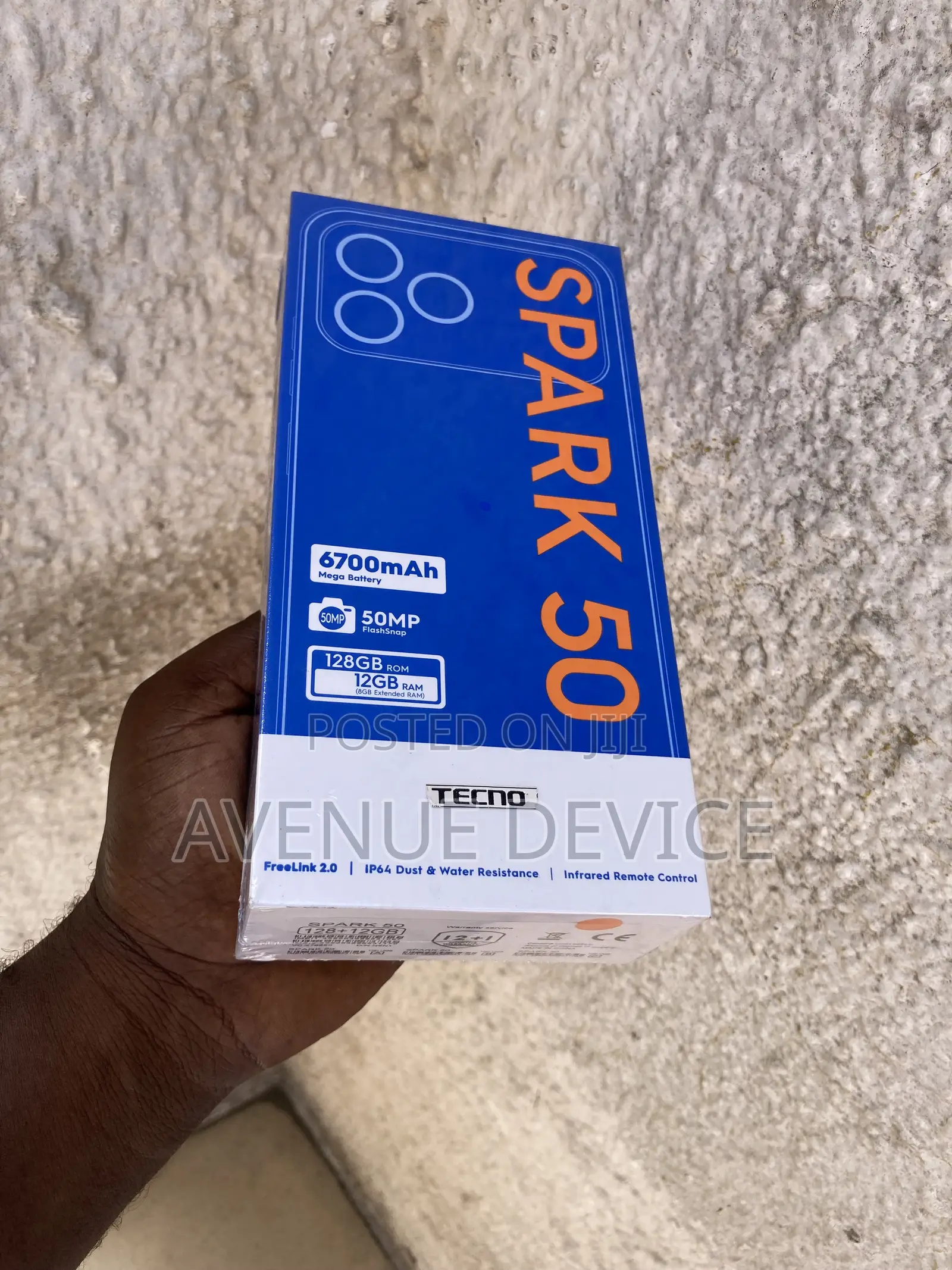 New Tecno Spark 50 128 GB Black