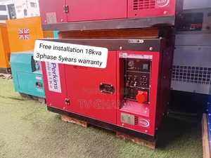 Heavy-Duty Perkins 18kVA Silent Genset – Built for Long-Lasting14kva
