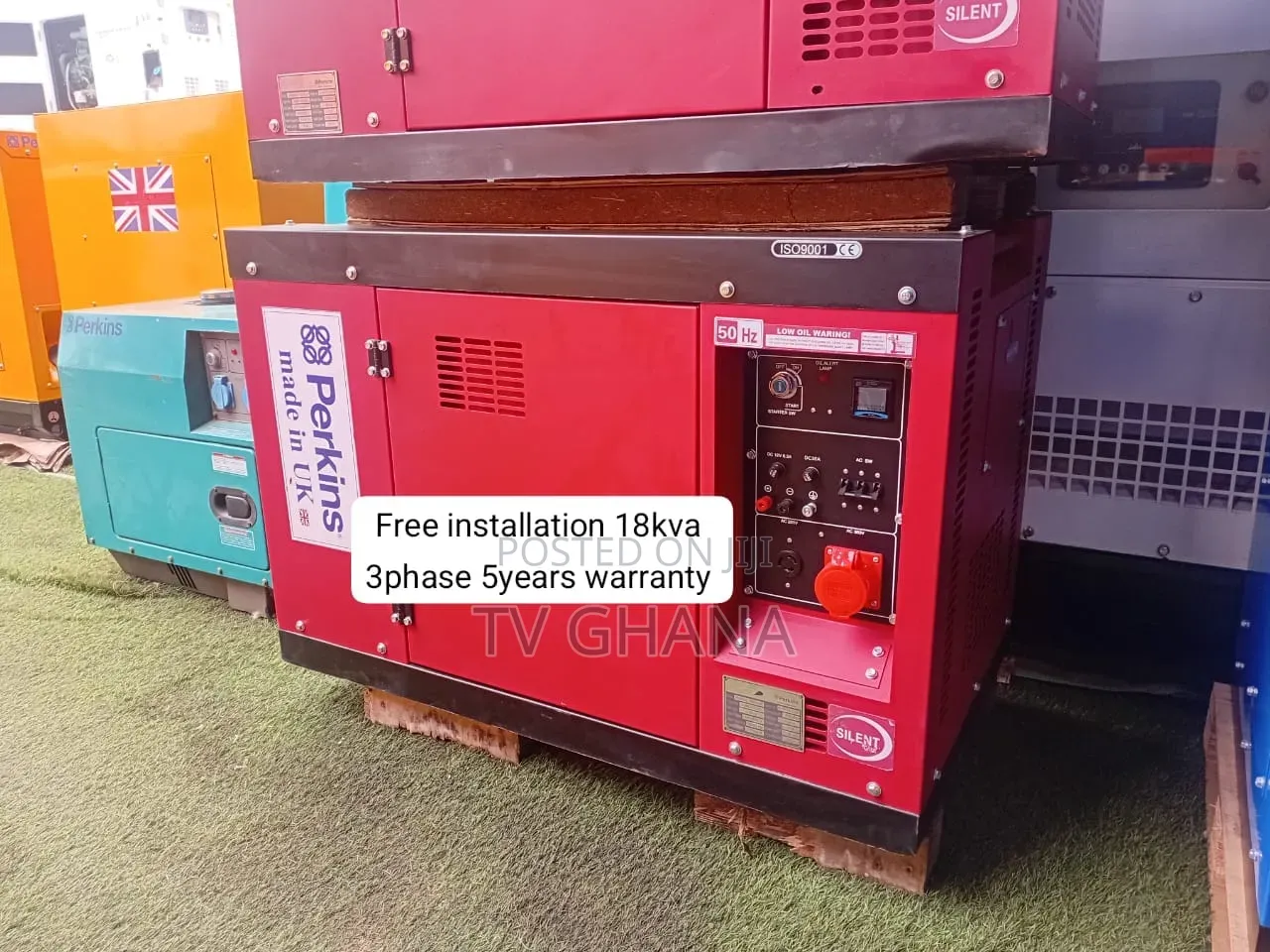 Top-Quality Perkins 18kVA 3-Phase Generator With Warranty18kva
