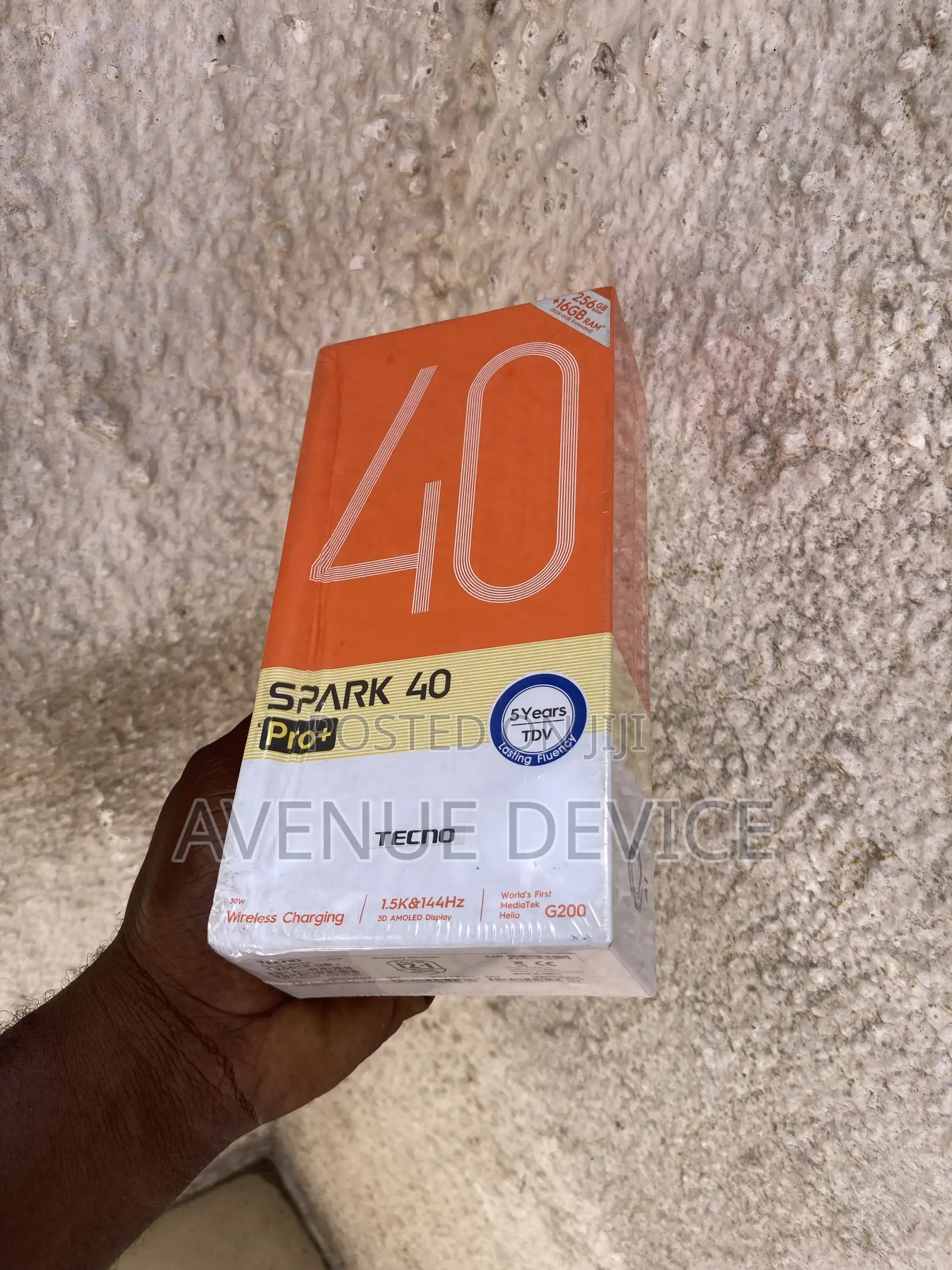 New Tecno Spark 40 Pro+ 256 GB White