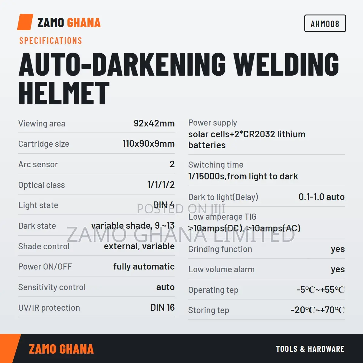 Autodarkening Welding - Ahm008