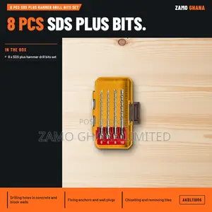 8 PCS SDS Plus Hammer Drill Bits Set - Akdl11806