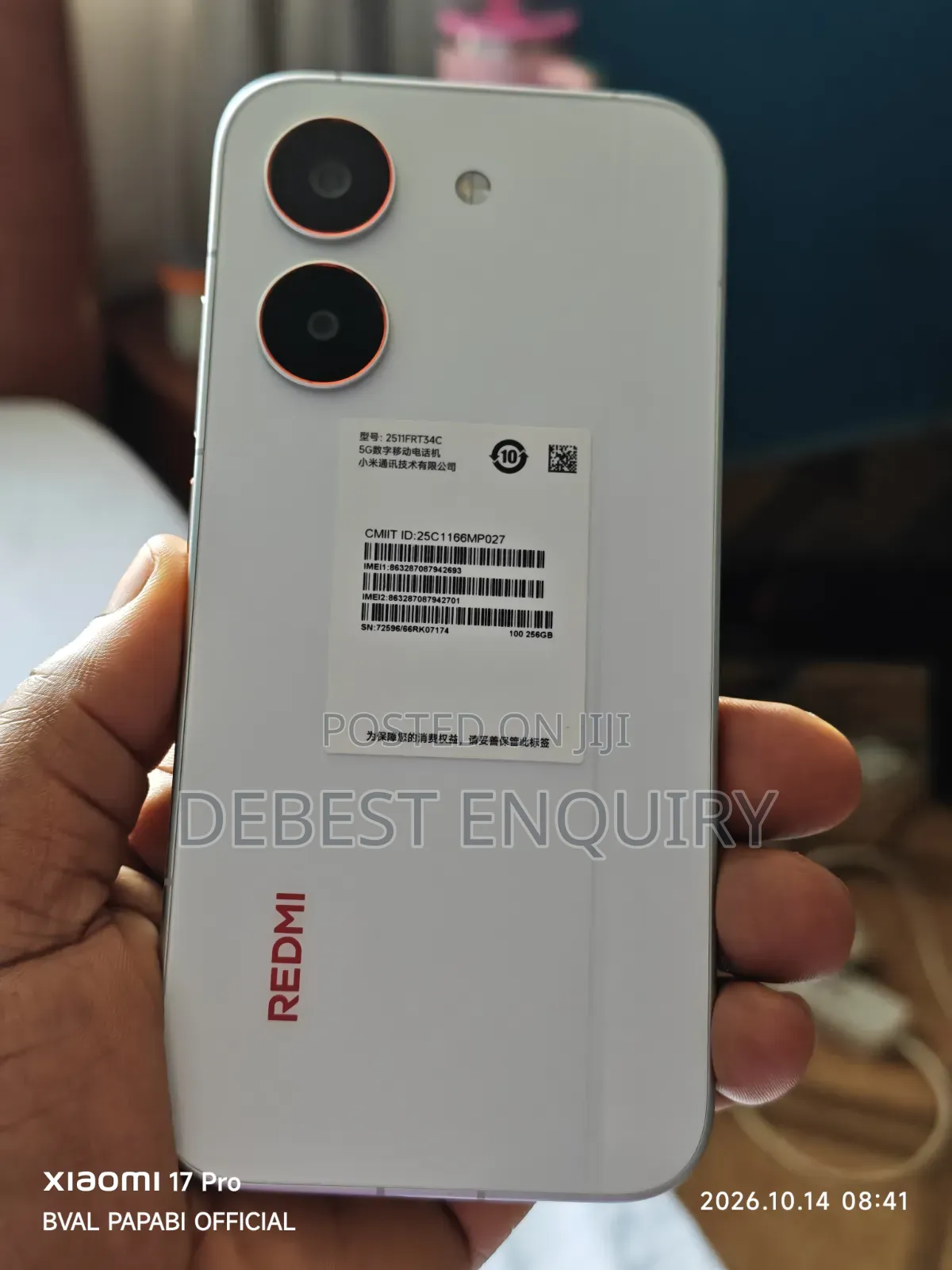New Xiaomi Redmi Turbo 5 256 GB White