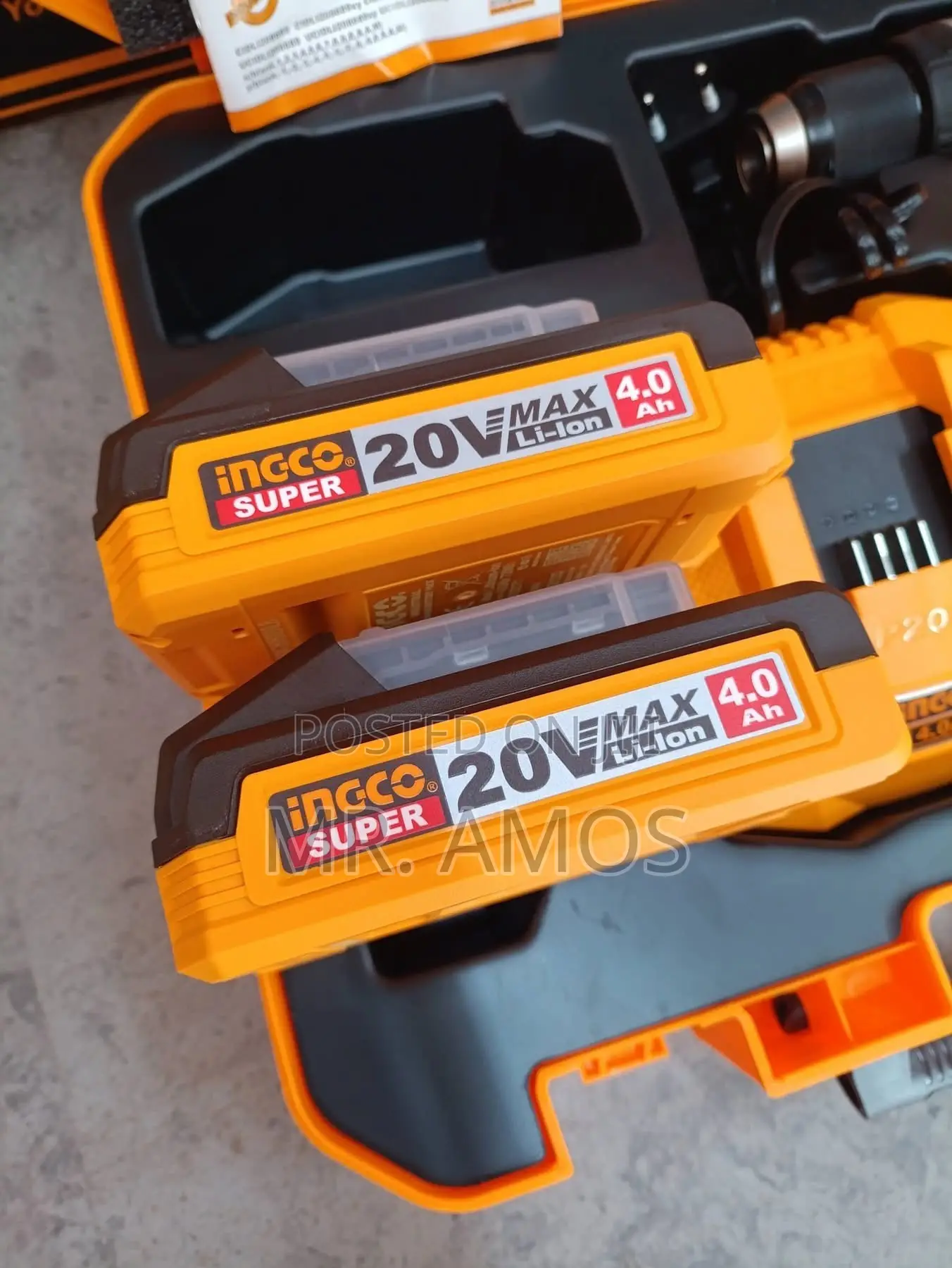 86Nm Cordless Impact Drill With Free Bits Included - CIDLI208686