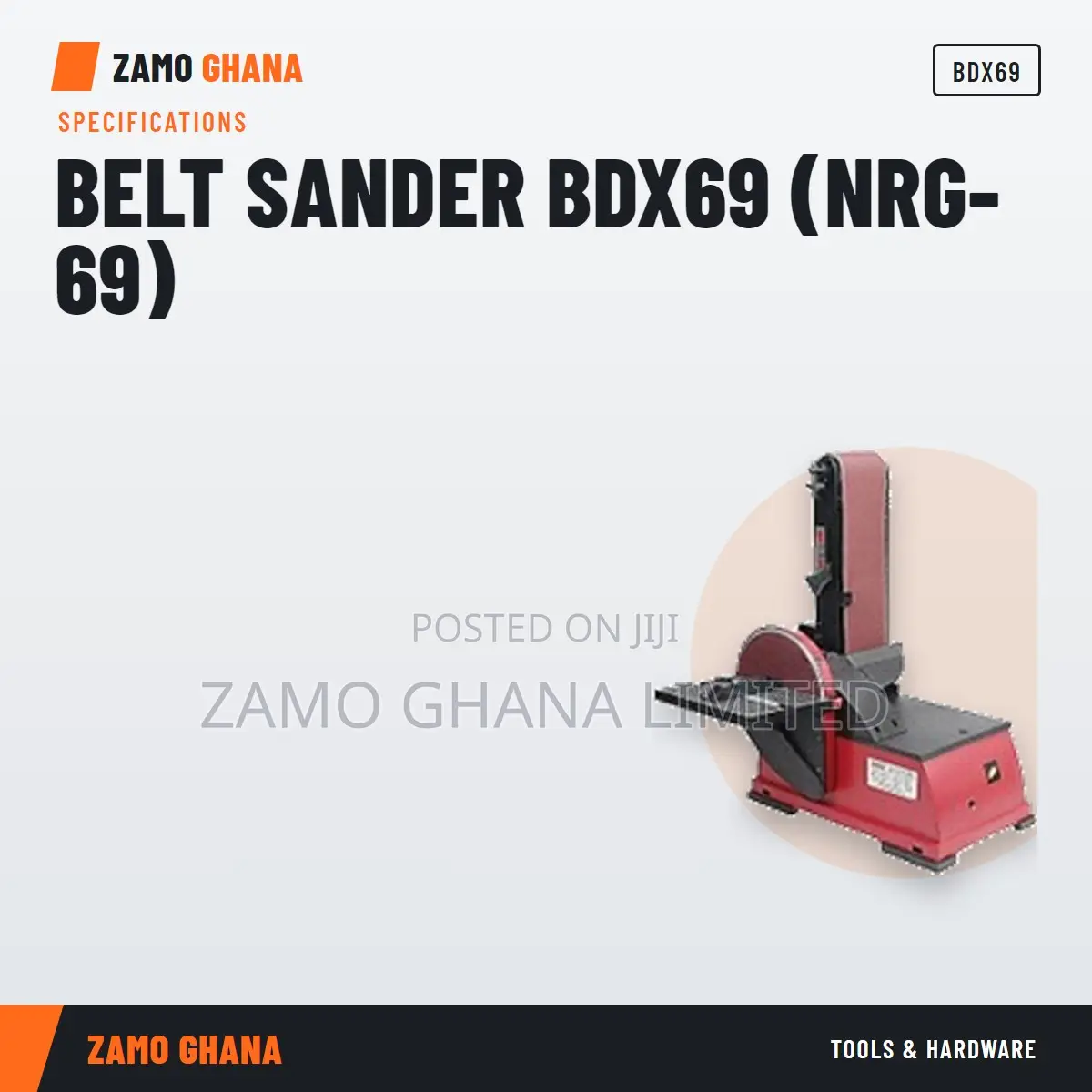 Belt Sander Bdx69 (Nrg-69) - Bdx69