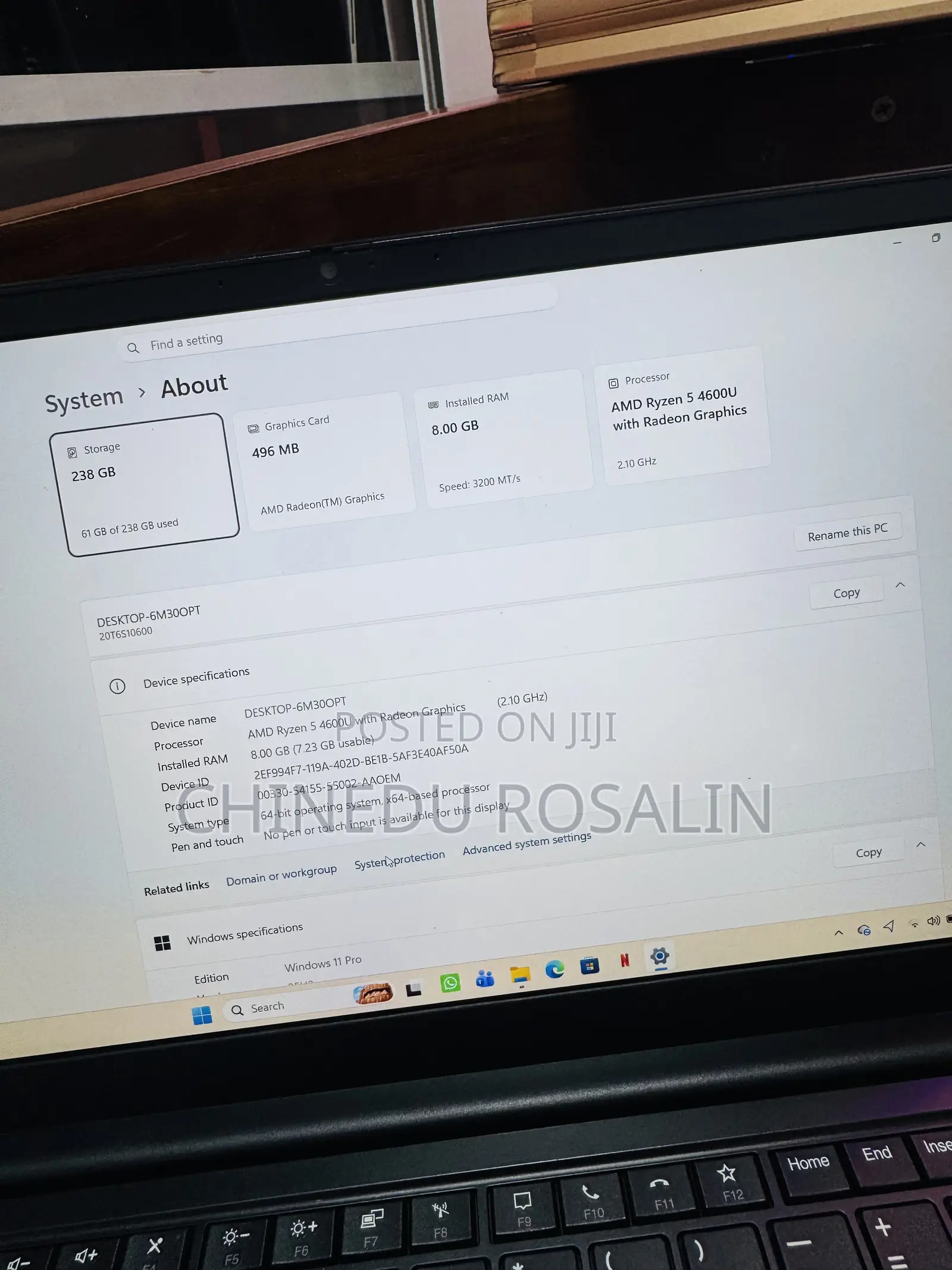 Laptop Lenovo ThinkPad E14 Gen 2 8GB AMD Ryzen 5 SSD 256GB