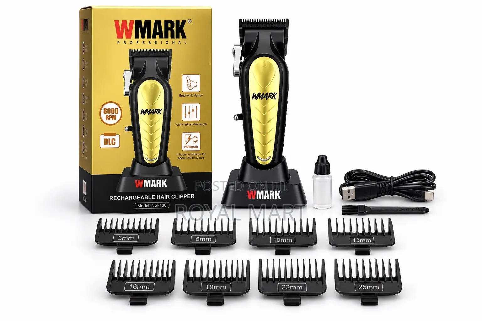 WMARK NG-138 Professional Hair Clipper