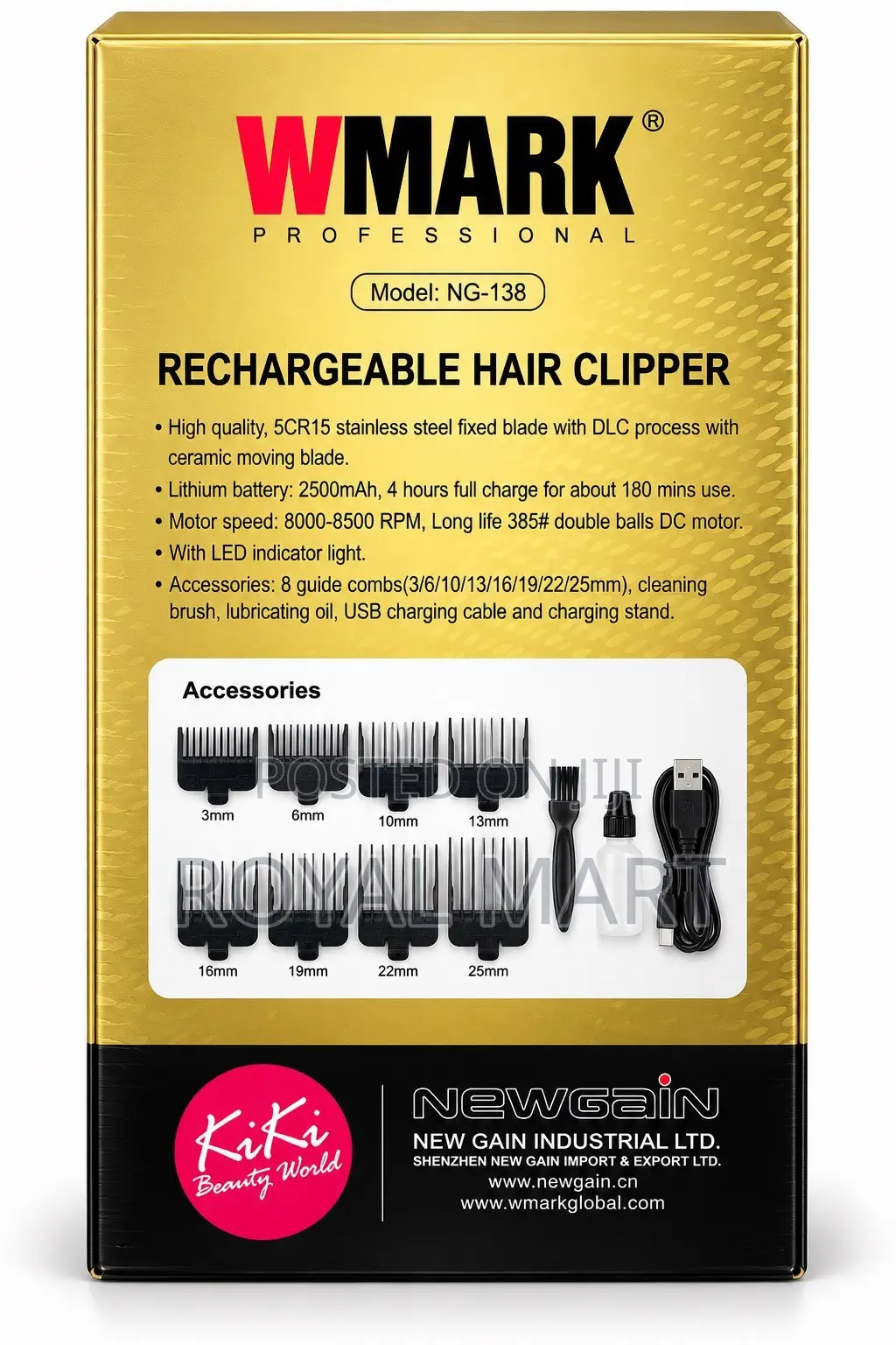 WMARK NG-138 Professional Hair Clipper