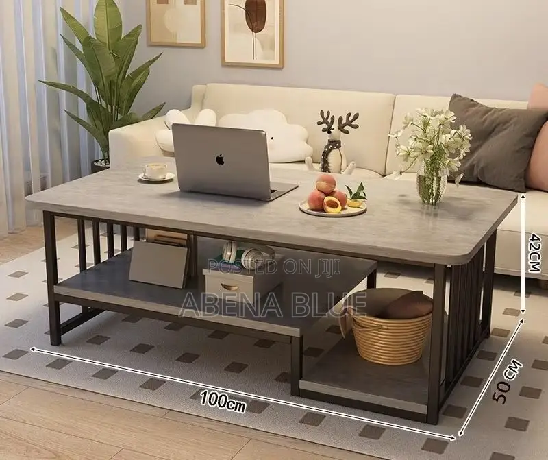 Gray Minimalistic Center Table