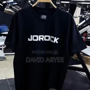 JOROCK Black Graphic T-Shirt — Brand New."