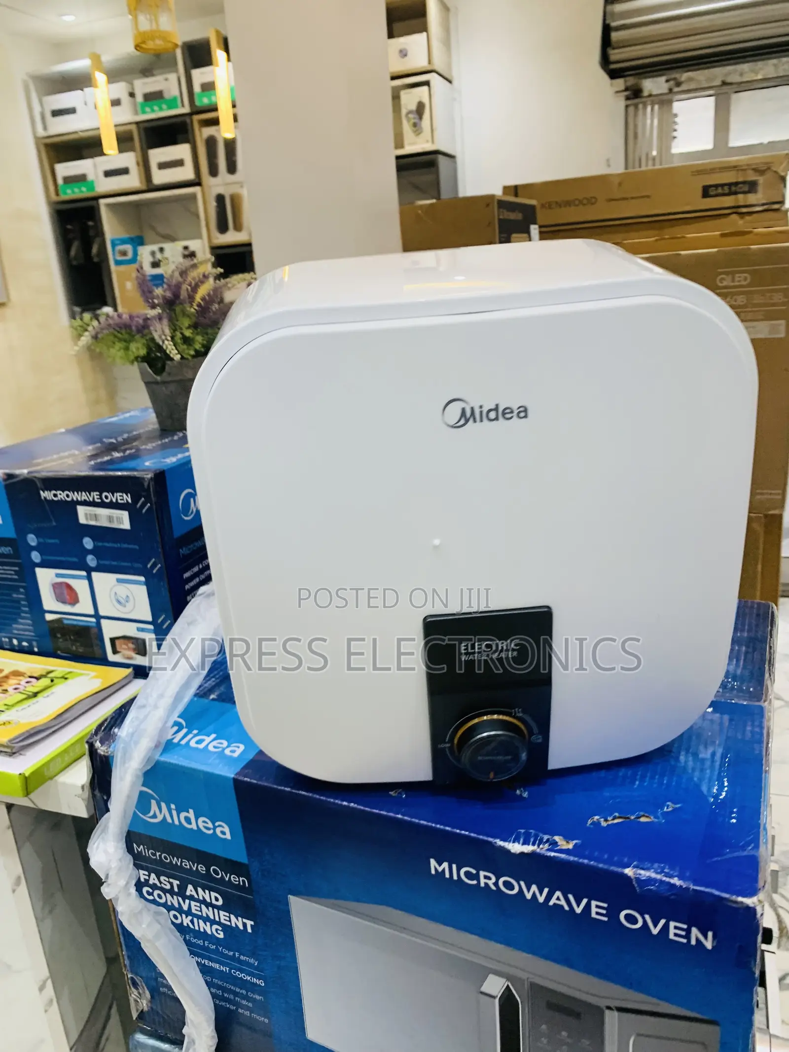 Call and Order Midea 30L Square Electric Water Heater| 2000W [D30-20vd