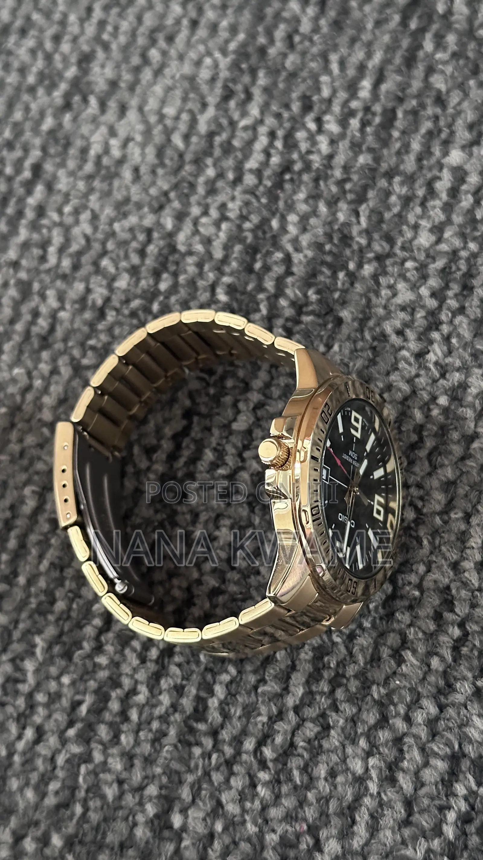 Casio 3-Hand Analog and Date Display Watch
