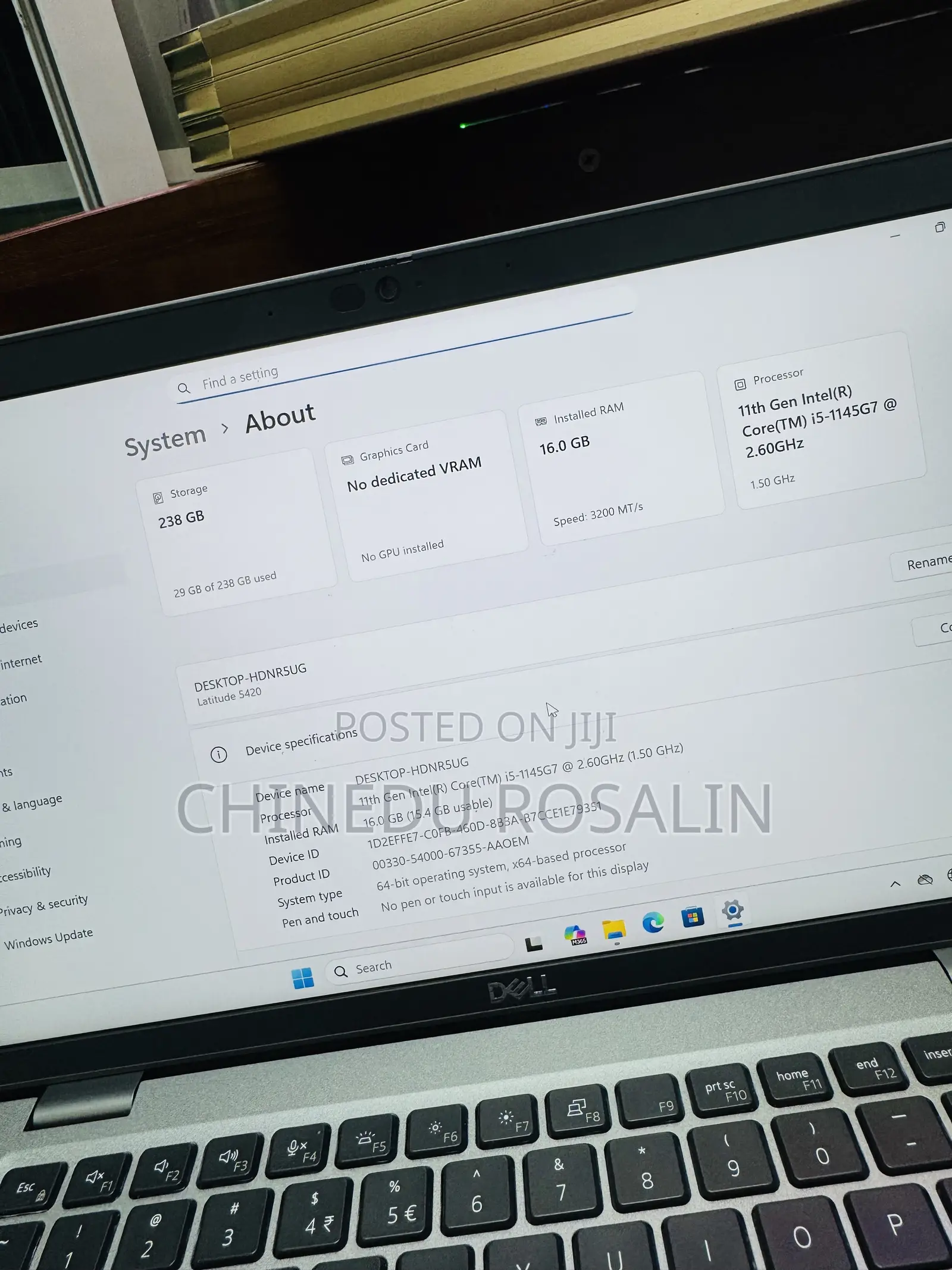 Laptop Dell Latitude 5420 16GB Intel Core i5 SSD 256GB