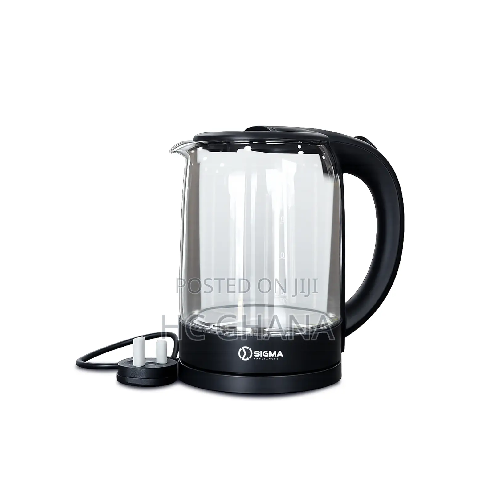 SIGMA 1.7L Glass Electric Kettle