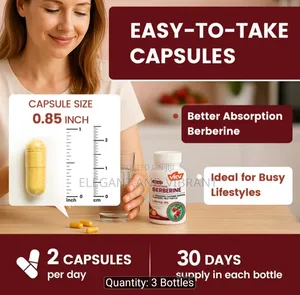 Berbrine Complex With Cinnamon, Cayenne Pepper,Tumeric & Milk Thistle