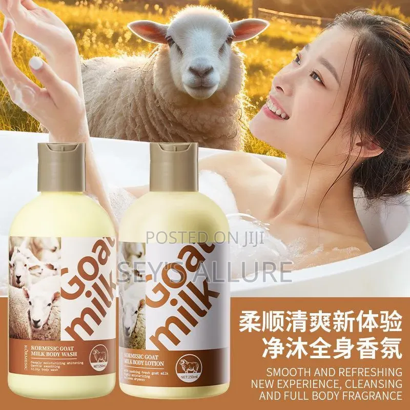 Goat Milk Body Wash & Lotion