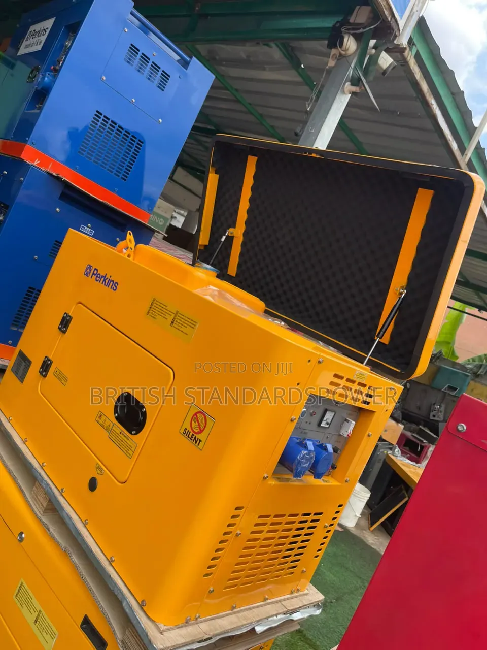 18kva Yellow Silent Genset With Reducing Canopy