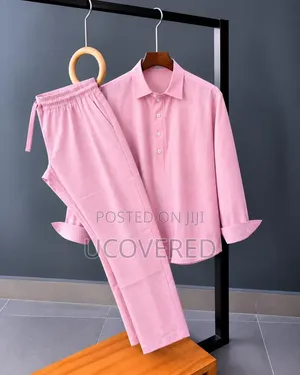 Linen Casual Two-Piece Men's Outfit