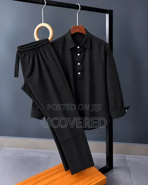Linen Casual Two-Piece Men's Outfit