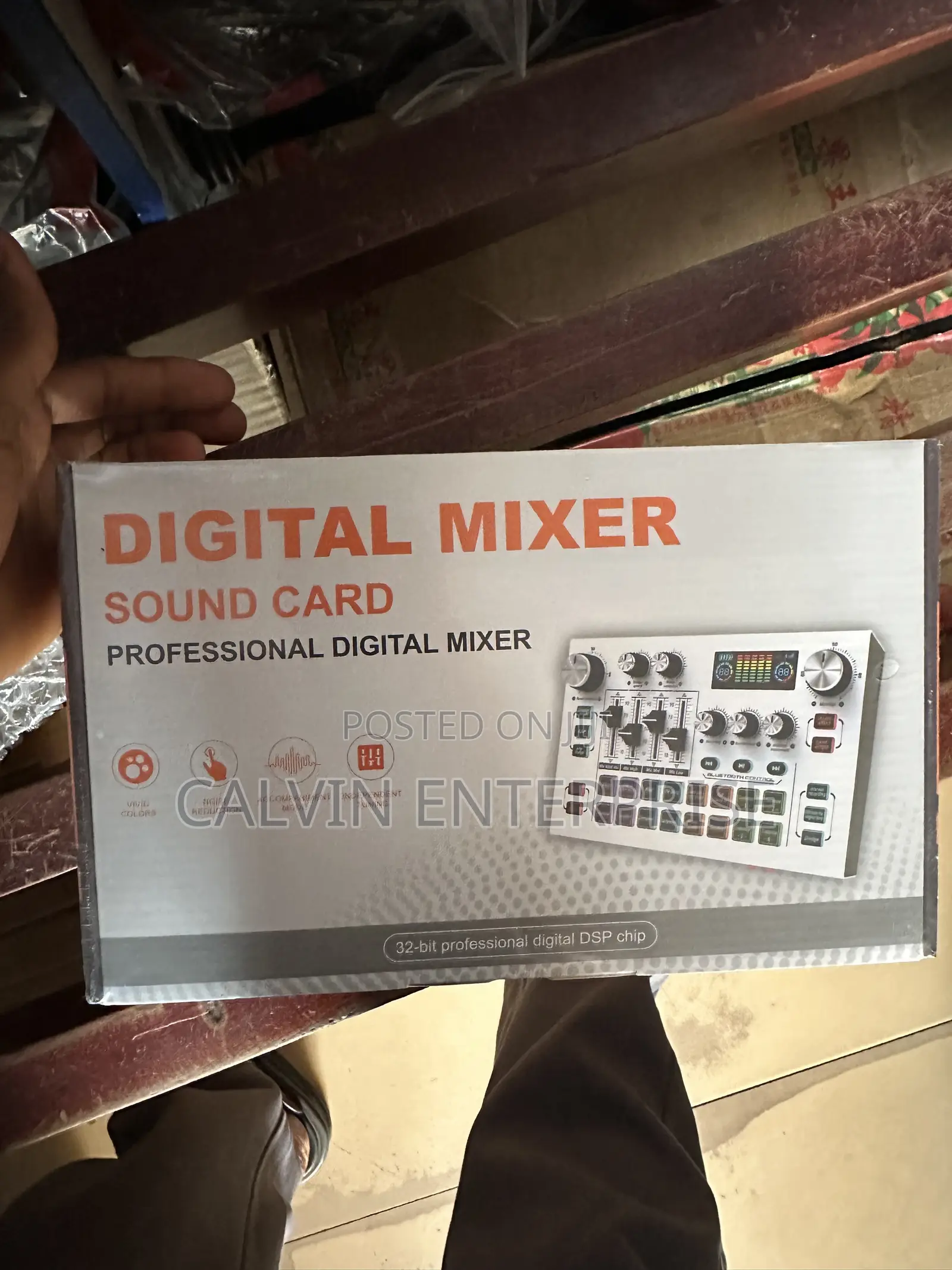 Professional Digital Mixer With Sound