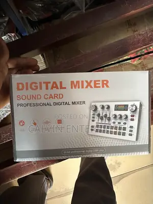 Professional Digital Mixer With Sound