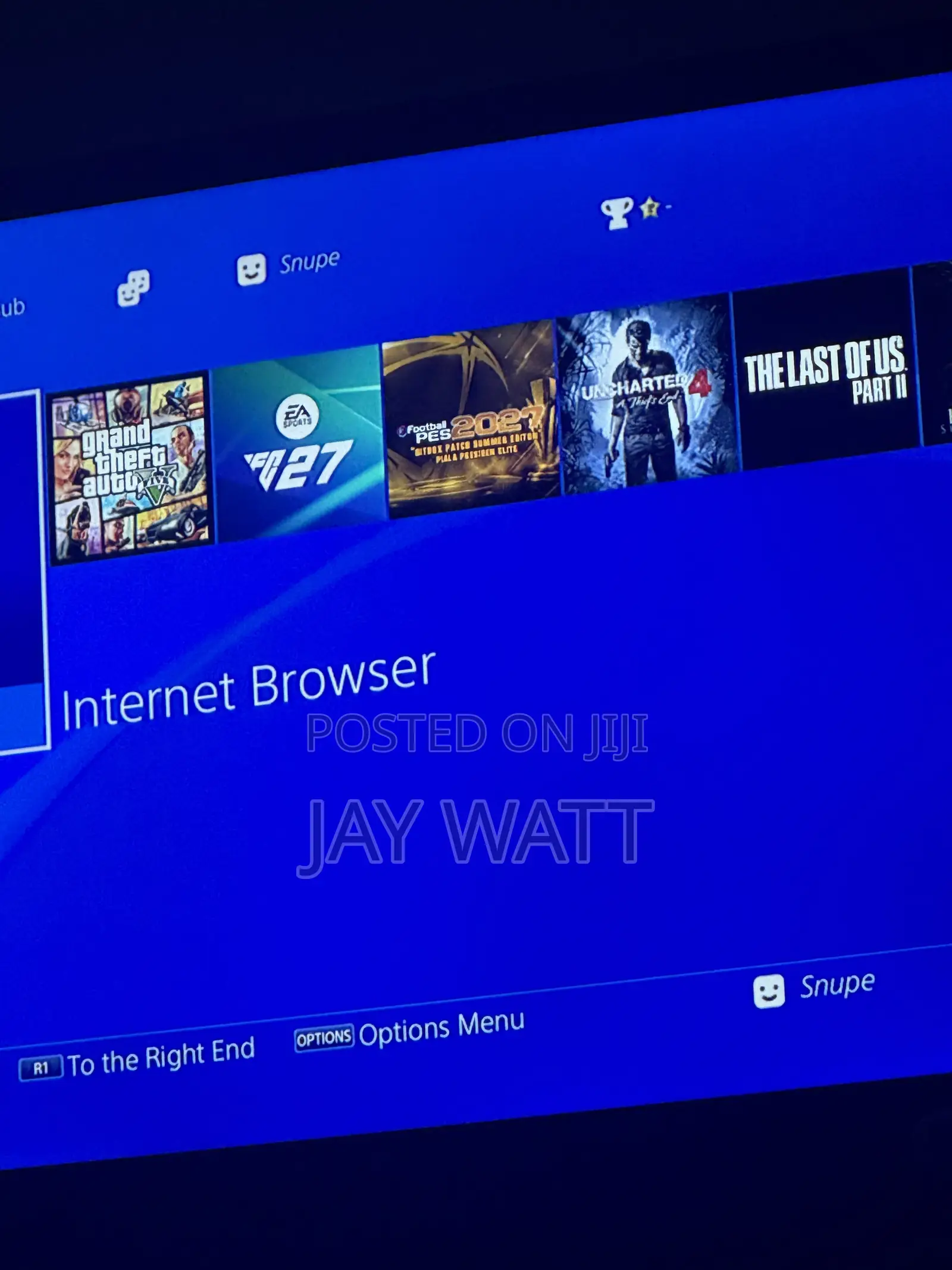 PS4 Slim Jailbreak With 6 Games and 2 Controllers