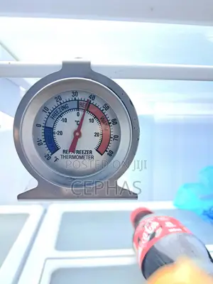 Stainless Steel Fridge/Freezer Thermometer Stands & Hangs Waterproof