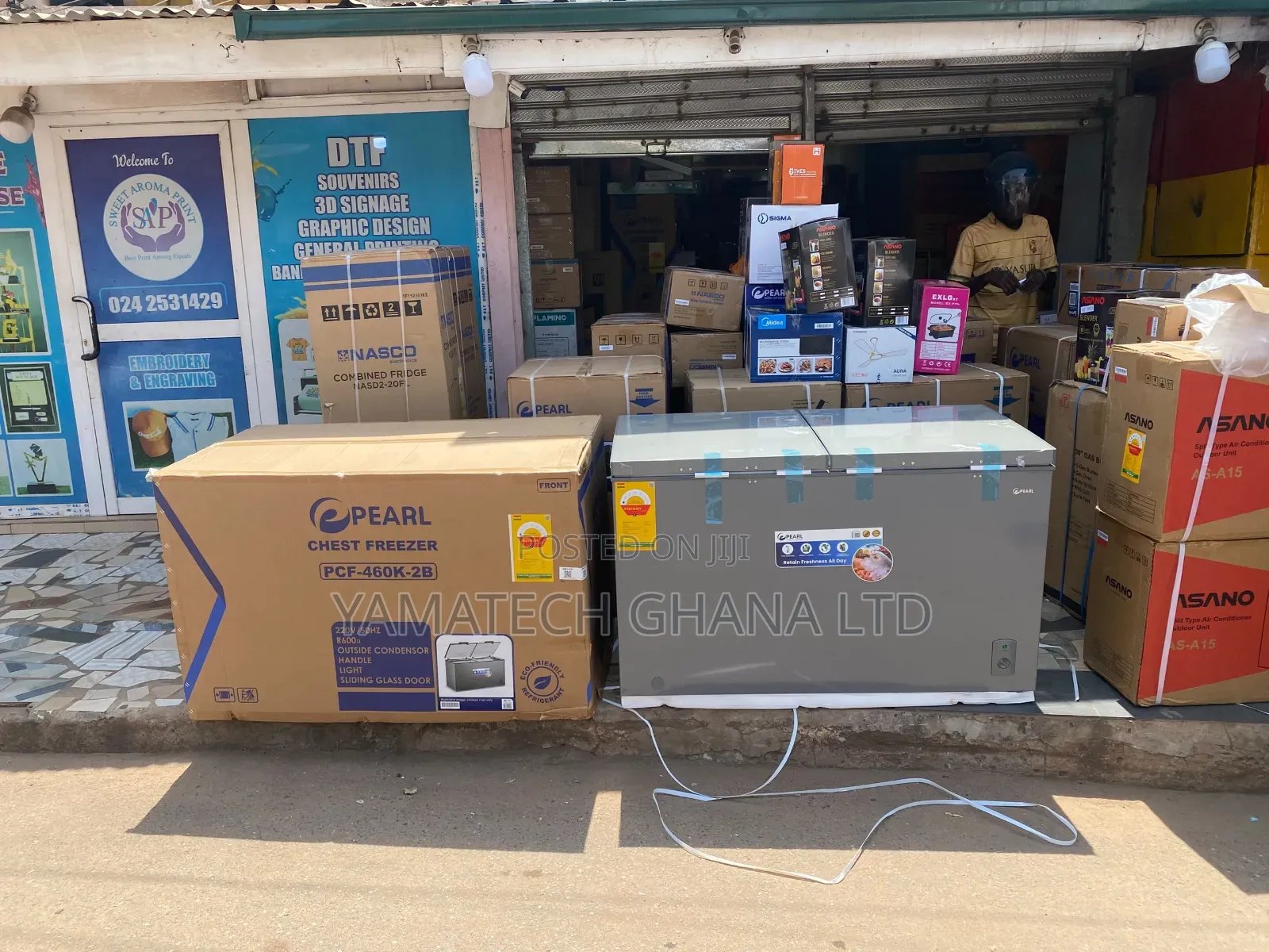 Pearl 350 Litre Super Quality Double Door Chest Freezer