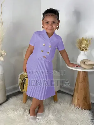 Children's Christmas Dresses (Pleated Set)