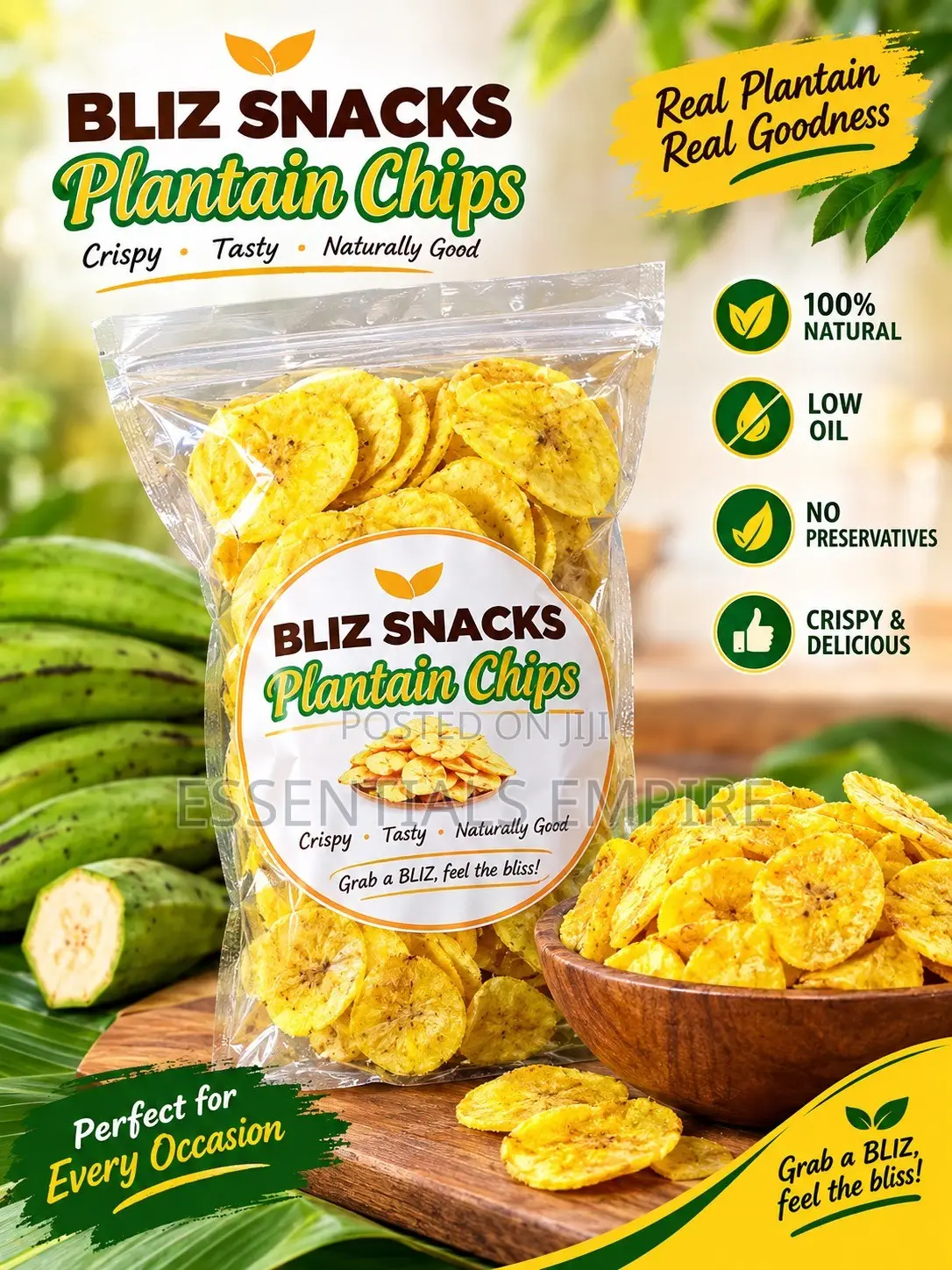 Plantain Chips Mini Pouch