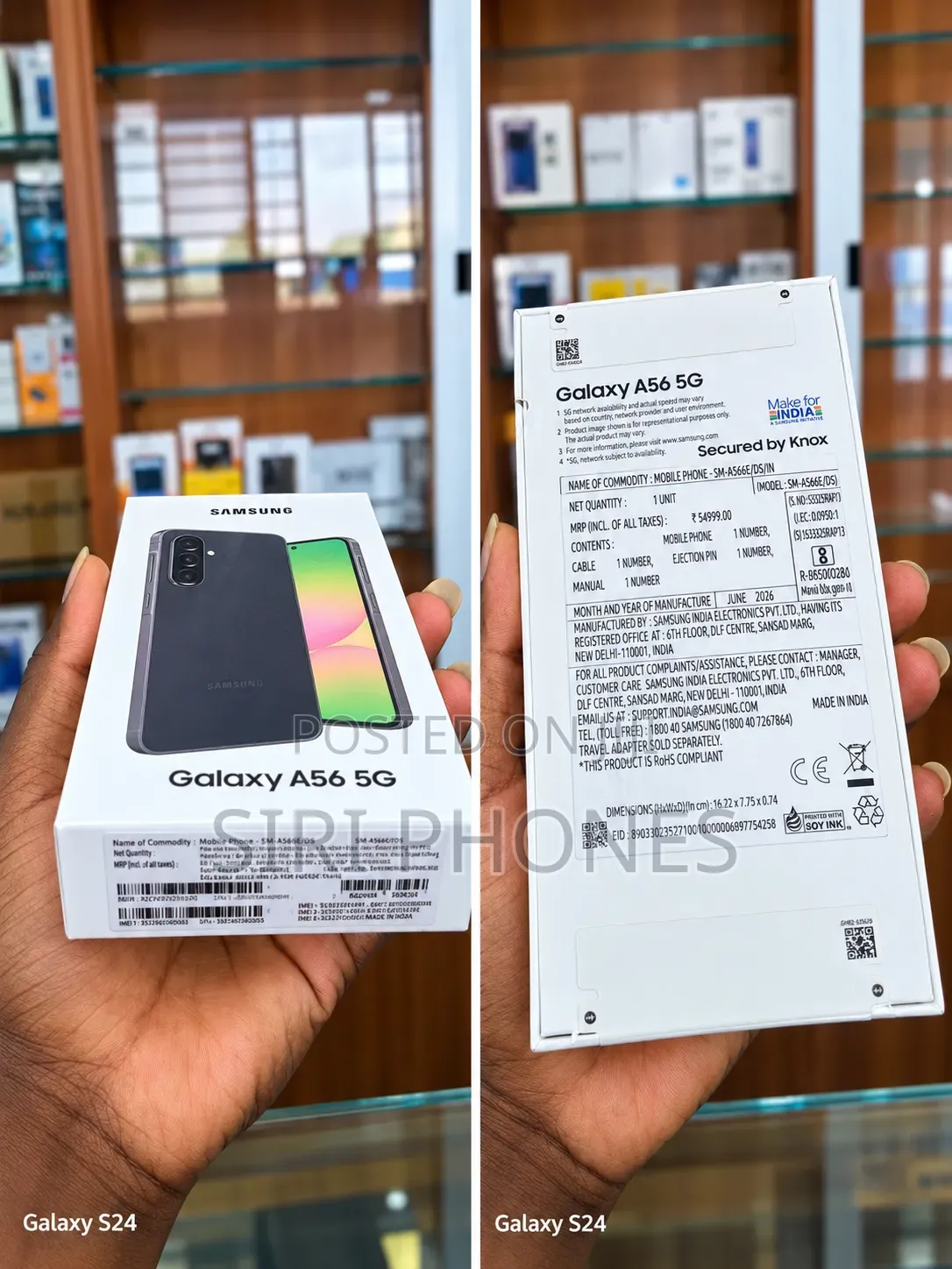 New Samsung Galaxy A56 256 GB Black