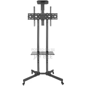 Mobile TV Trolley With DVD Shelf Projector Mount 32”-70”