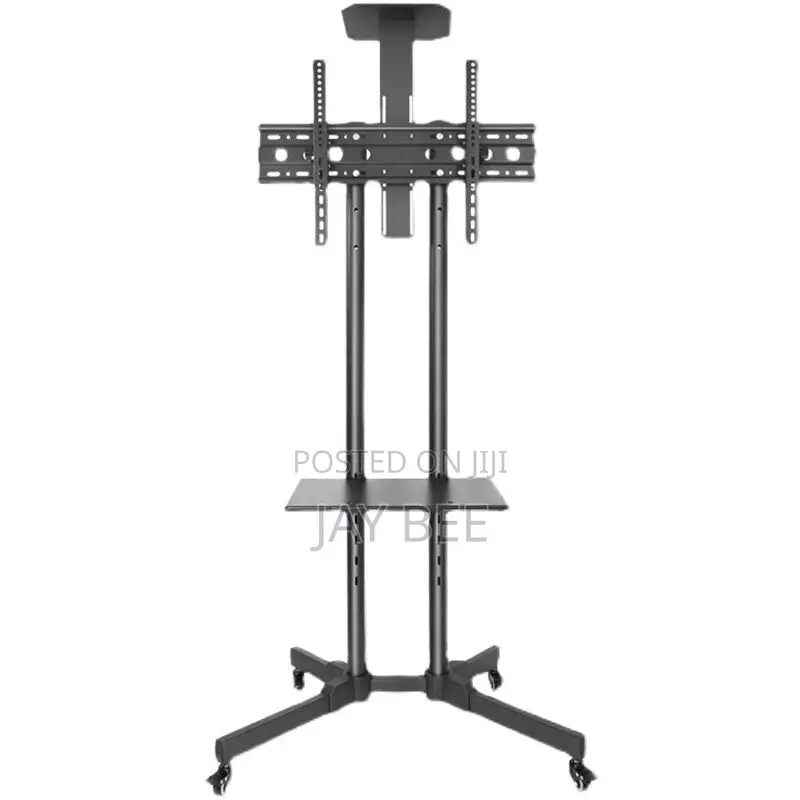 Mobile TV Trolley With DVD Shelf Projector Mount 32”-70”
