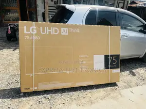 Slim Sleek Black LG UHD UR80 75 Inch 4K Smart TV, 2023 75UR80006LJ