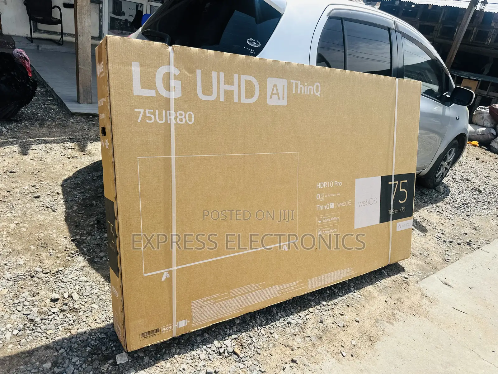 Authentic Sleek Design LG UHD UR80 75 Inch 4K Smart TV, 2023 75UR80006