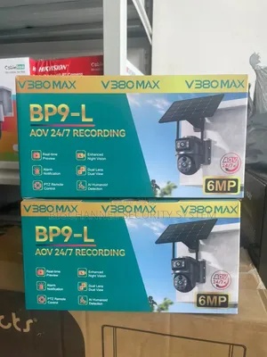 V380max Bp9-L Aov 24/7 Recording Dual Lens 4g Solar PTZ Camera