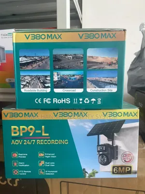 V380max Bp9-L Aov 24/7 Recording Dual Lens 4g Solar PTZ Camera