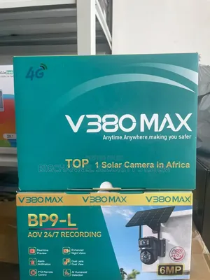 V380max Bp9-L Aov 24/7 Recording Dual Lens 4g Solar PTZ Camera