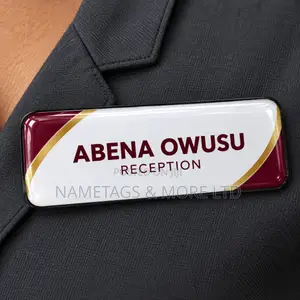 Branded Domed Name Badges With Name & Title